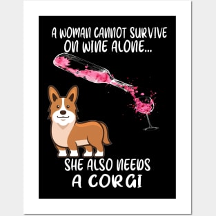 A Woman Cannot Survive On Wine Alone (294) Posters and Art